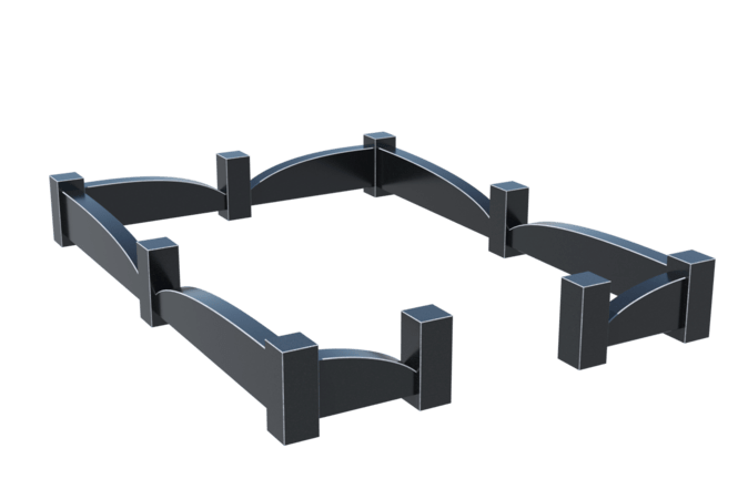 Цоколи на могилу в Волжском | Цоколь на могилу №0038