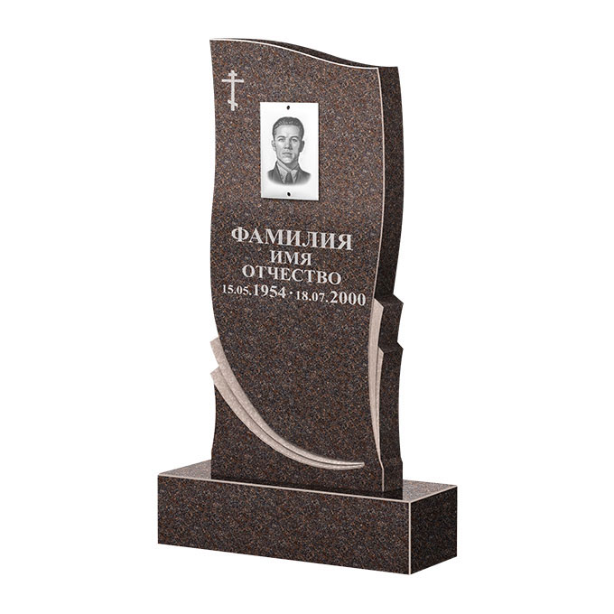 Гранитные памятники в Волжском | Памятник из гранита Елизовский ФГЦ-044