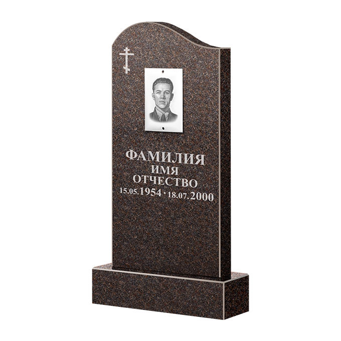 Памятники из цветного гранита в Волжском | Памятник из гранита Елизовский ФГЦ-030