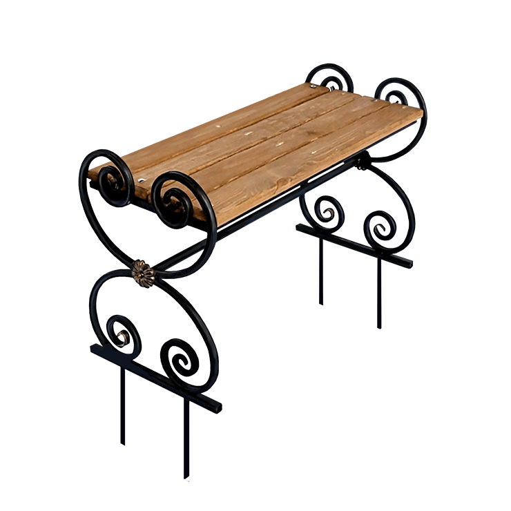 Кованые изделия в Волжском | Кованая скамейка СТ.001