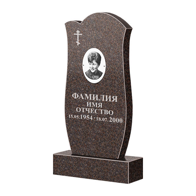Памятники из цветного гранита в Волжском | Памятник из гранита Елизовский ФГЦ-039