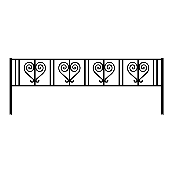 Кованые изделия в Волжском | Кованая оградка ОГ.005