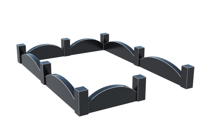 Цоколи на могилу в Волжском | Цоколь на могилу №0001