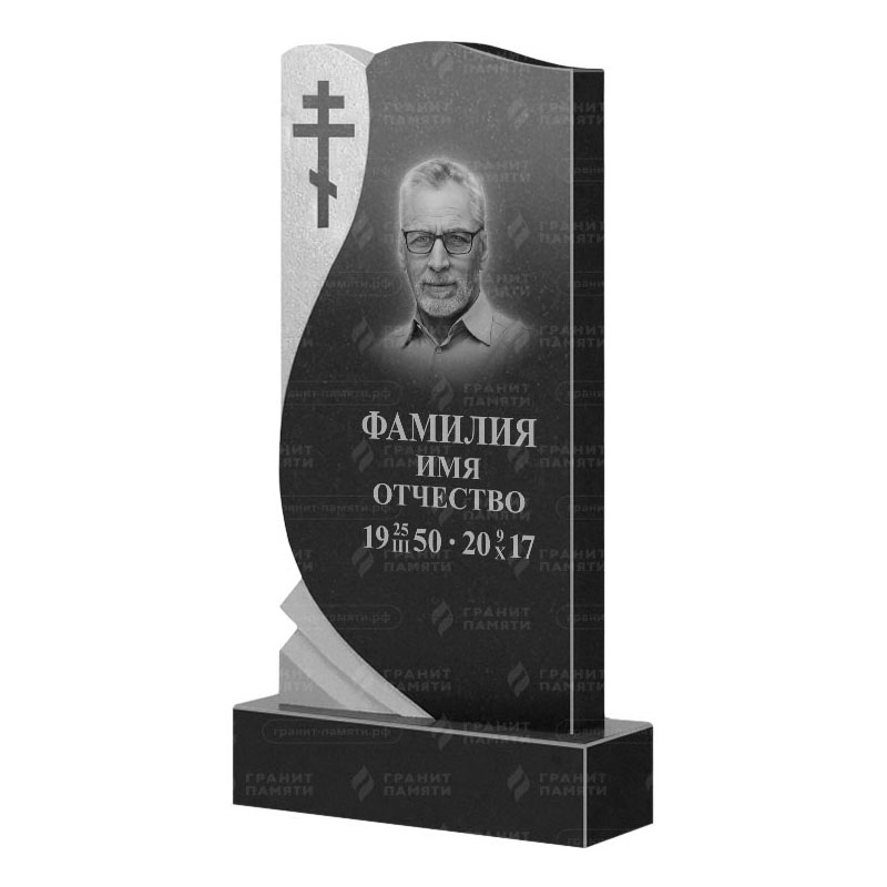 Памятники из гранита вертикальные в Волжском | Гранитный памятник ФГ-169