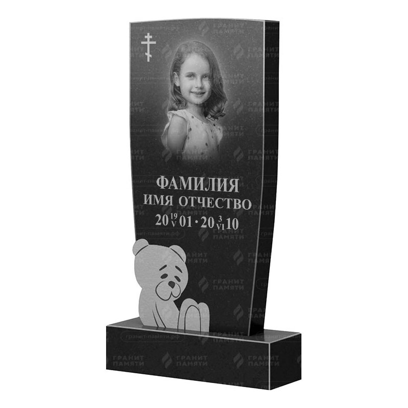Памятники из гранита детские в Волжском | Гранитный памятник ФГ-101