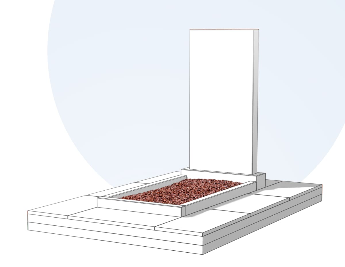 Засыпка цветника камушками в Волжском