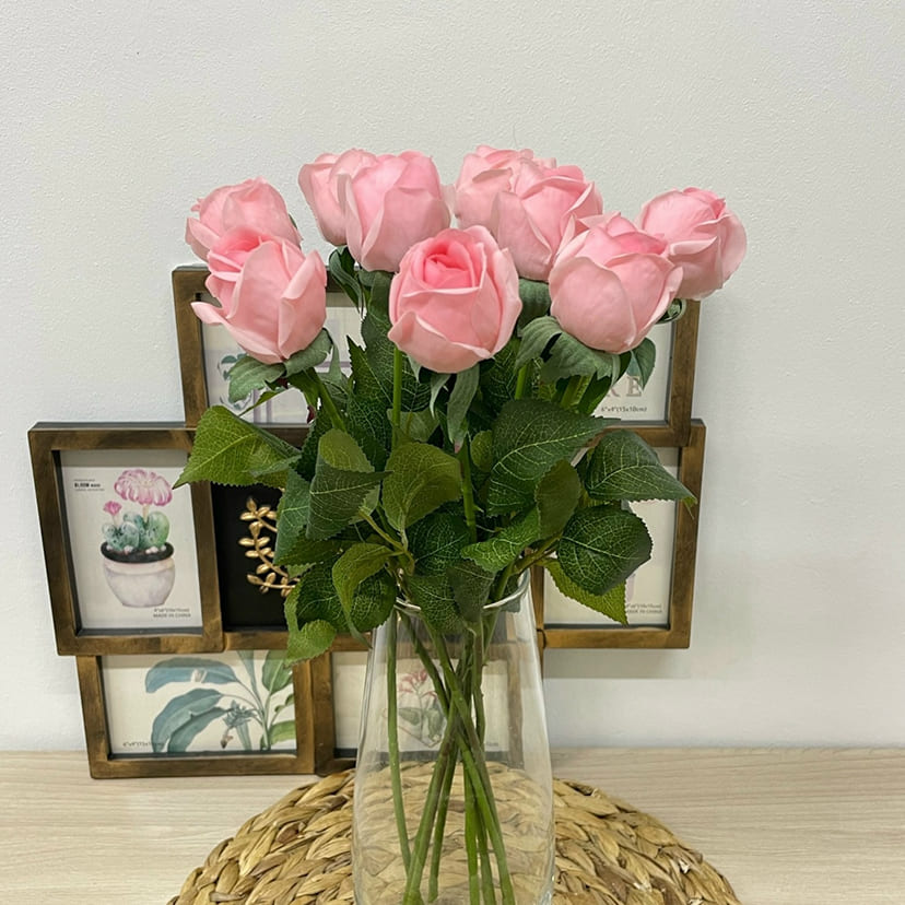 Искусственные цветы в Волжском | Цветок искусственный «Роза», нежно-розовая, одиночный