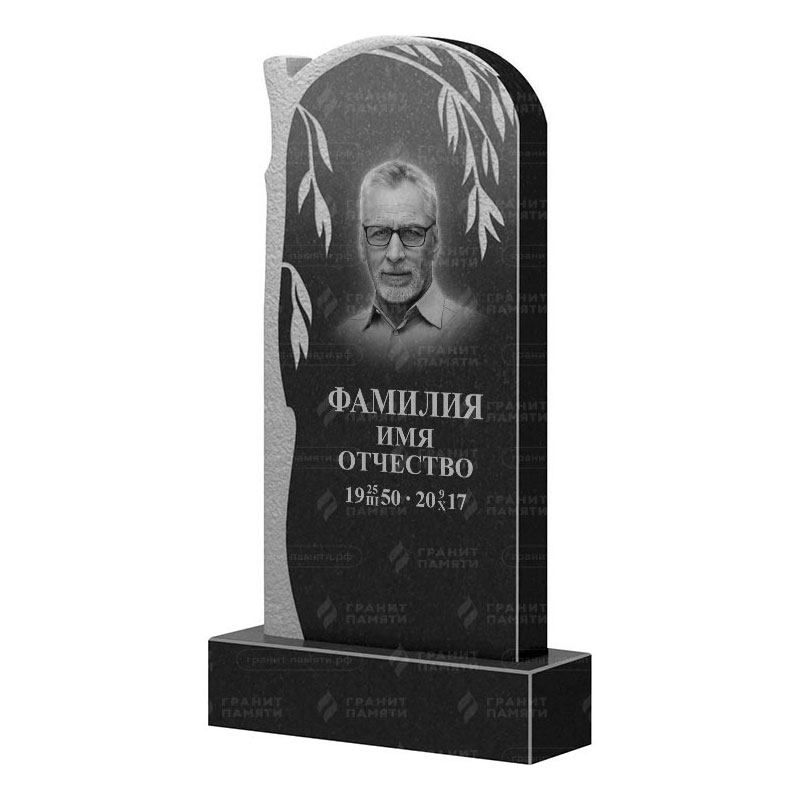 Памятники из гранита с деревом в Волжском | Гранитный памятник ФГ-090