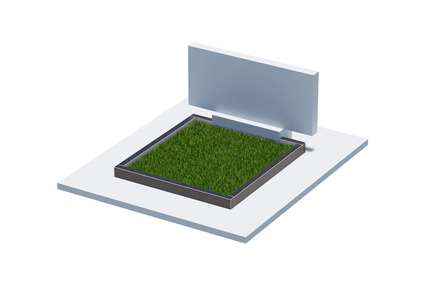 Цветники и надгробные плиты в Волжском | Цветник Общий