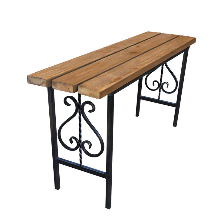 Кованые изделия в Волжском | Кованая скамейка СТ.003