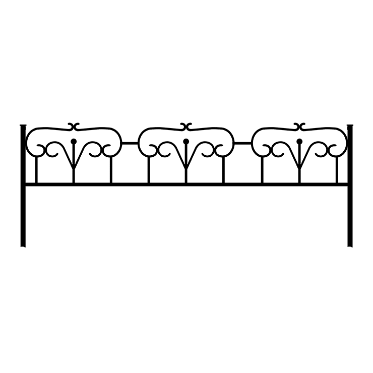 Металлические оградки, столы, скамейки в Волжском | Оградка №2