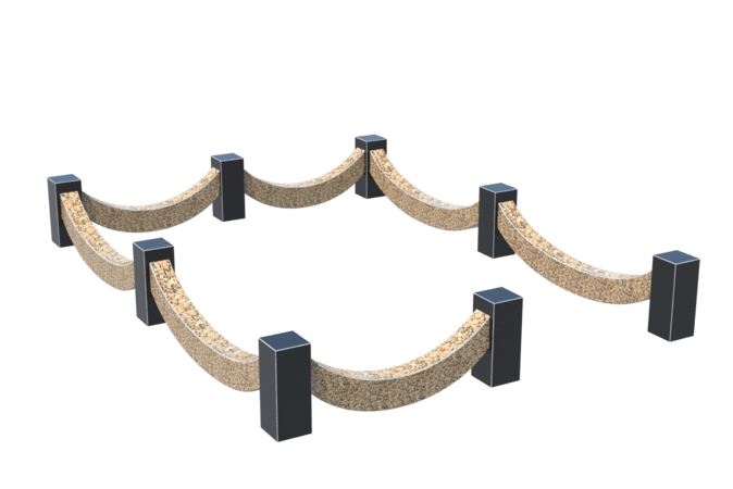 Цоколи на могилу в Волжском | Цоколь на могилу №0028