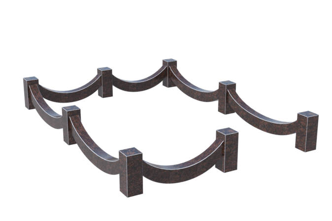 Цоколи на могилу в Волжском | Цоколь на могилу №0025