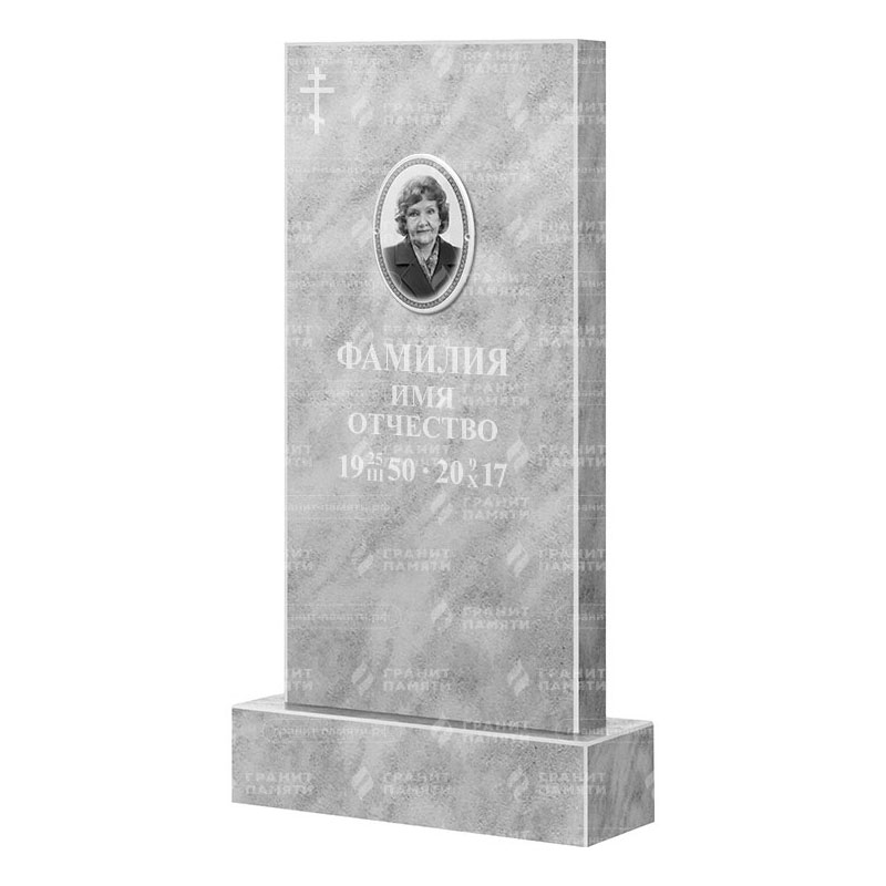 Памятники из мрамора в Волжском | Мраморный памятник, прямой