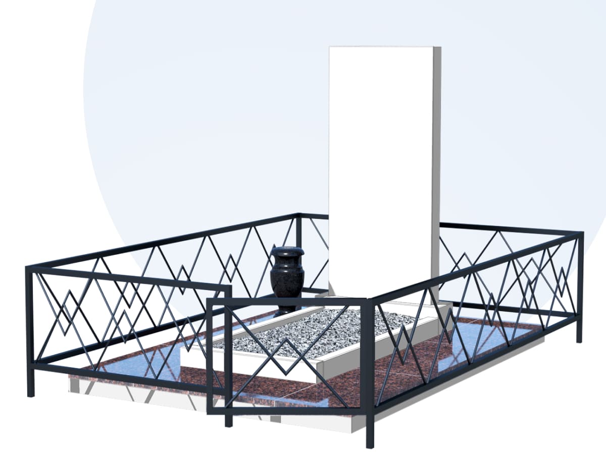 Благоустройство захоронения в Волжском