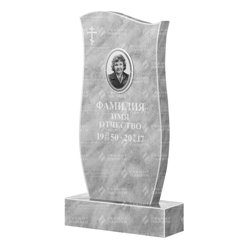 Бюджетные памятники в Волжском | Мраморный памятник ФМ-033