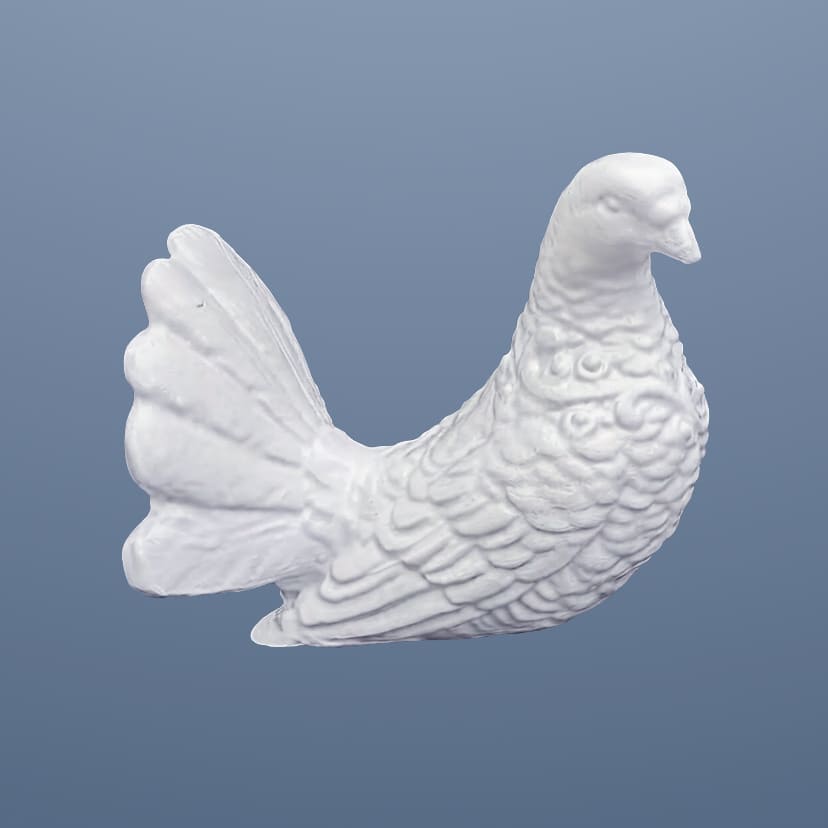 Скульптуры из искусственного мрамора в Волжском | Голубь право