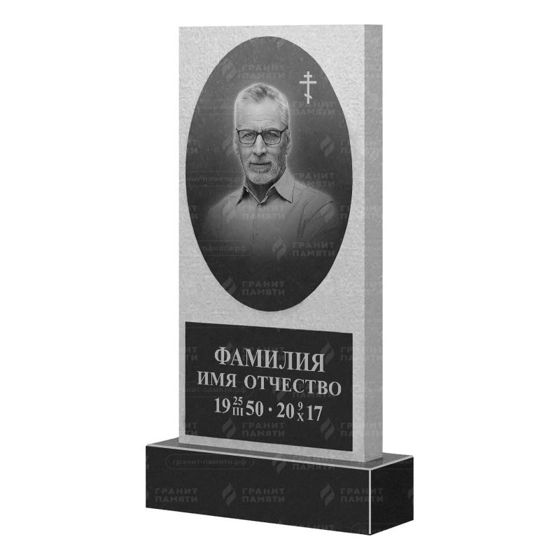 Памятники из гранита вертикальные в Волжском | Гранитный памятник ФГ-166