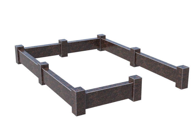 Цоколи на могилу в Волжском | Цоколь на могилу №0034