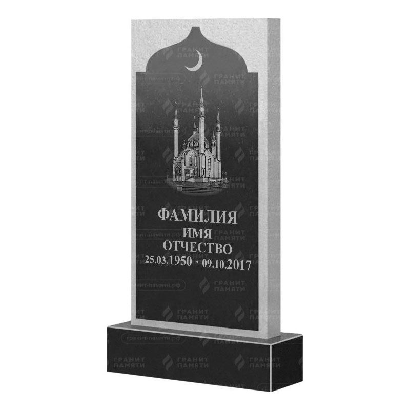 Мусульманские памятники на могилу в Волжском | Гранитный памятник ФГ-167