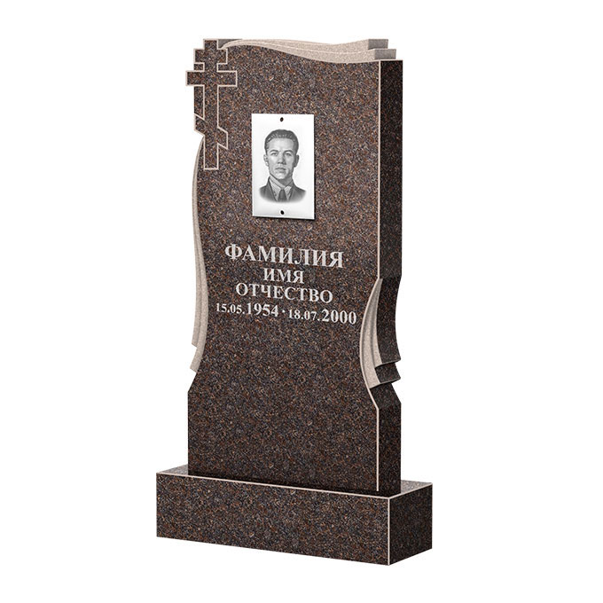 Гранитные памятники в Волжском | Памятник из гранита Елизовский ФГЦ-185