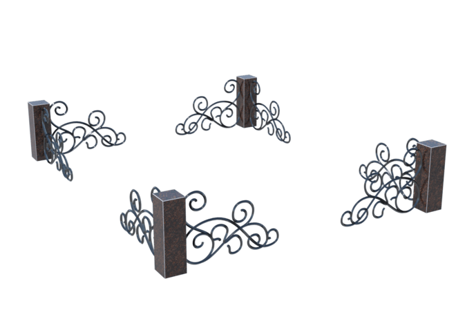 Цоколи на могилу в Волжском | Цоколь на могилу №0048