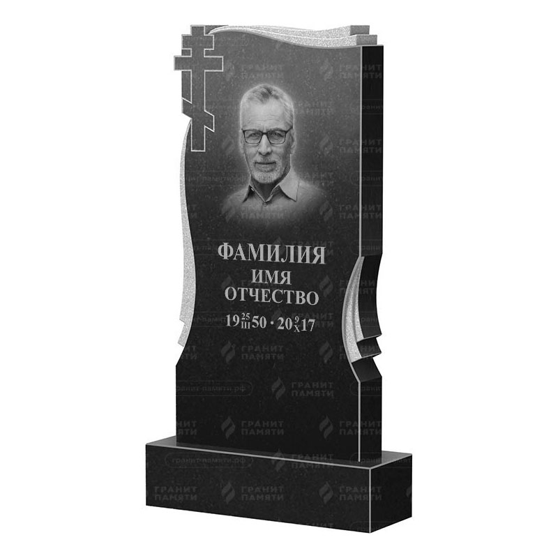 Памятники из гранита вертикальные в Волжском | Гранитный памятник ФГ-185