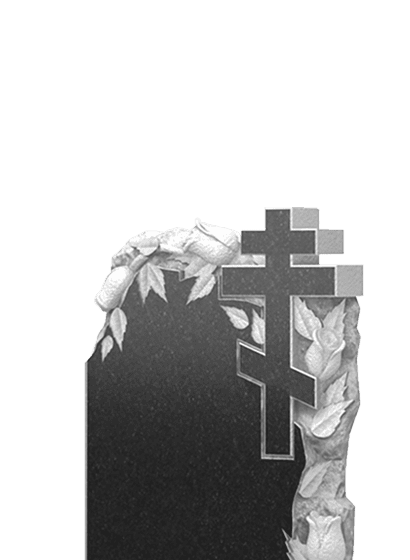 Памятники из гранита с цветами в Волжском